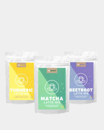 Matcha Latte - Beetroot Latte - Golden Latte im Trio