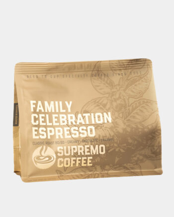 Jubiläums Kaffee von Supremo. Ein Klassiker in Gold.