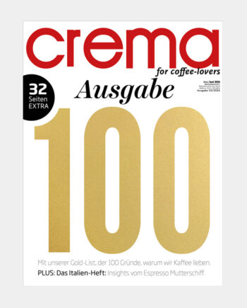 Jubiläums Ausgabe des Crema Magazin.